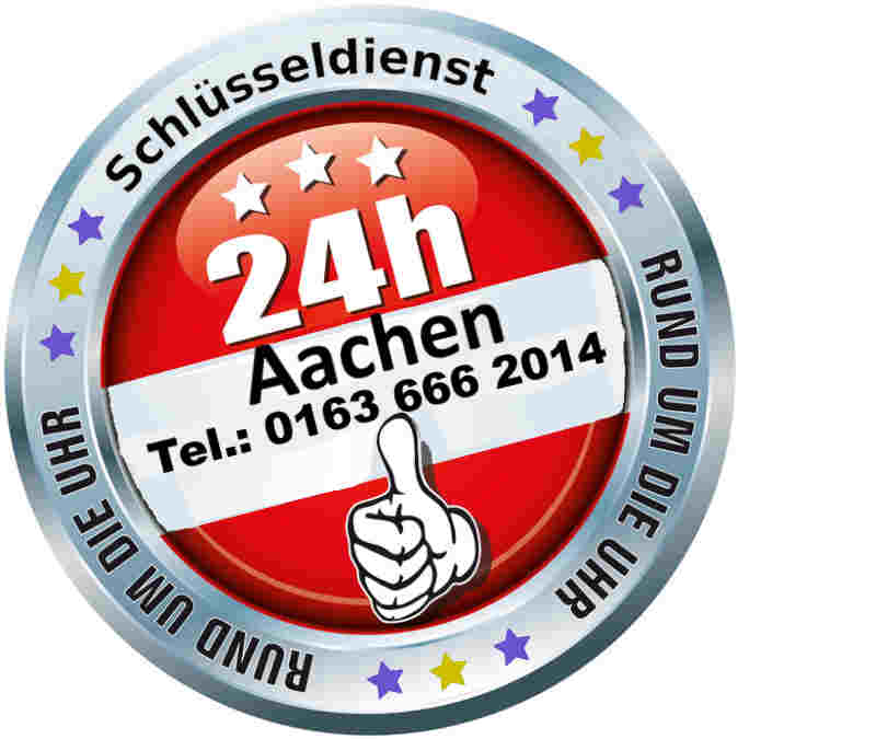 Schlüsseldienst Aachen Notdienst Tag und Nacht zum 50 Euro Festpreis bei kostenfreier Anfahrt im Kreis Aachen